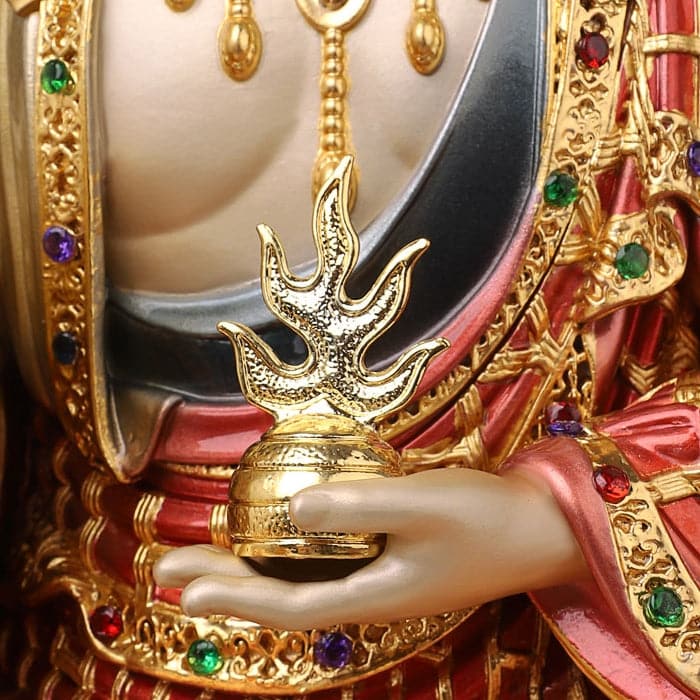 極上彫り 銅製 地蔵菩薩坐諦聴像 水子地蔵像 – 念珊閣仏像