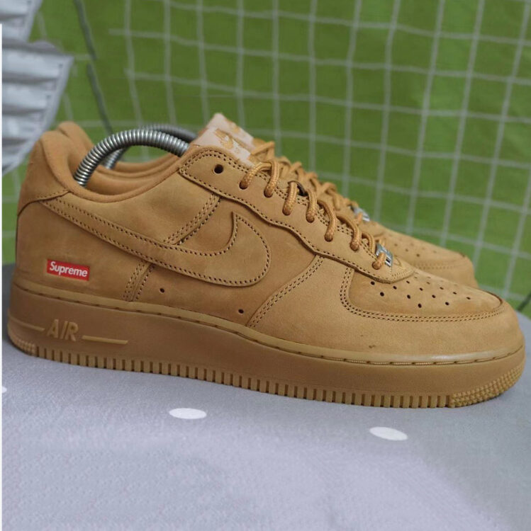 Supreme x Nike Air Force 1 Low Flax Release Info | Nice Kicks
