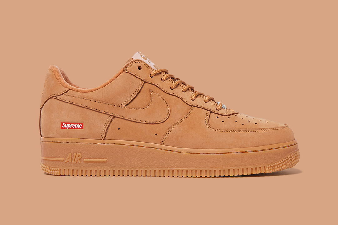 Supreme x Nike Air Force 1 Low Flax Release Info | Nice Kicks