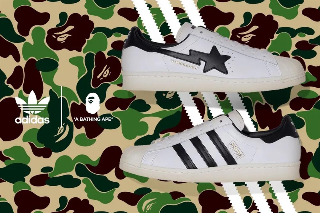 BAPE x adidas Superstar 80s Release Date | Nice Kicks