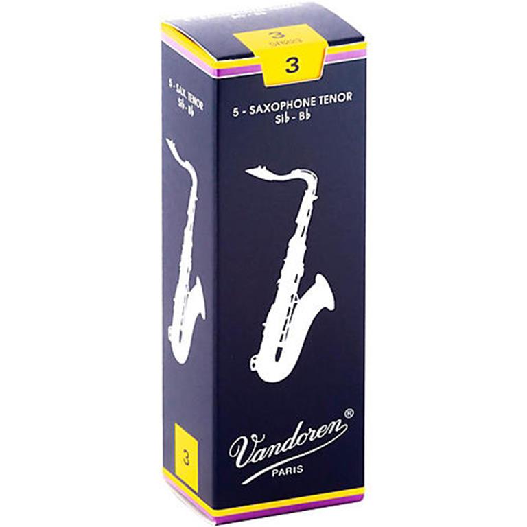 Nick Rail Music - Vandoren SR223 Tenor Sax Reeds #3.0: 5-Pack