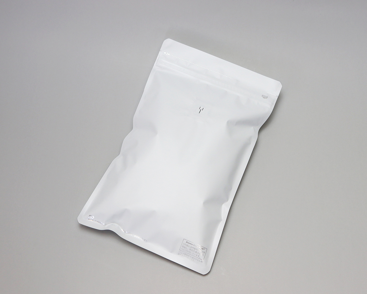 チャック付アロマキープパック200g 平袋 白｜ニコノスオンラインストア