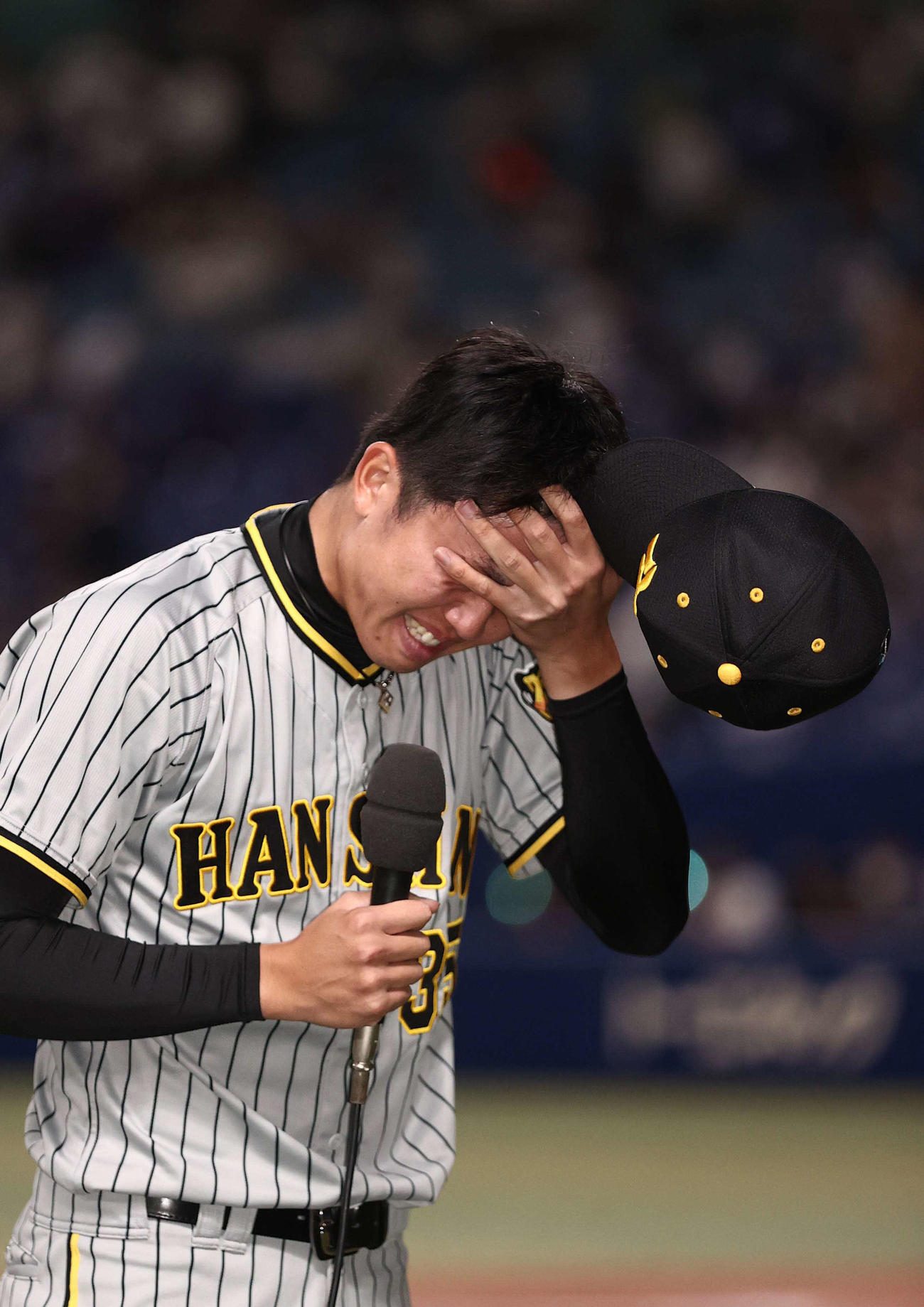 阪神】17秒の沈黙…才木浩人1159日ぶり勝利に涙「支えてくれた人達の