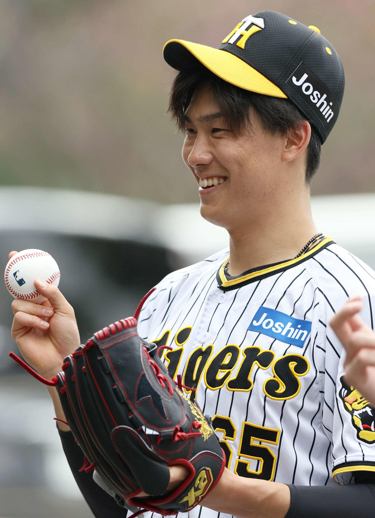 阪神】湯浅京己がシート打撃で全球種試投の予定「感覚を取り戻したい