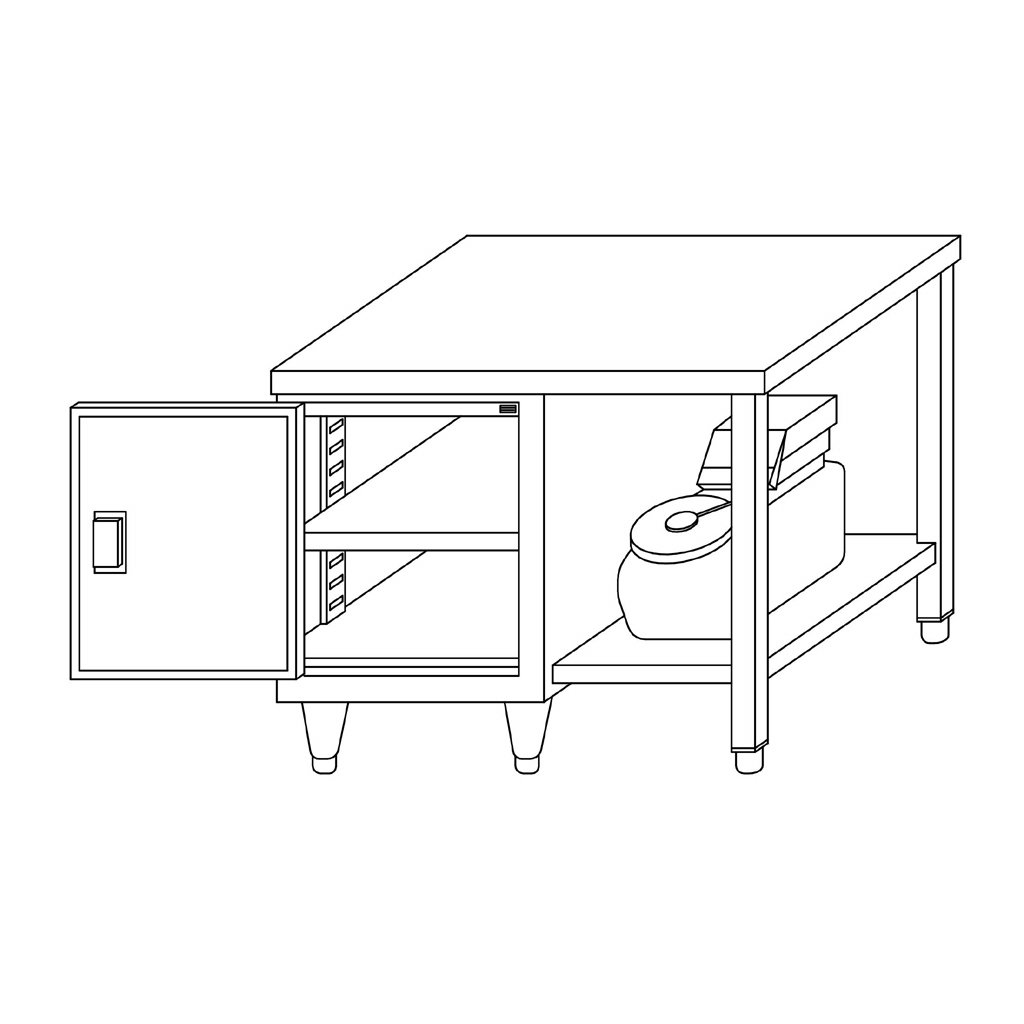 スチームコンベクションオーブン架台 - （作業・収納機器｜スチーム