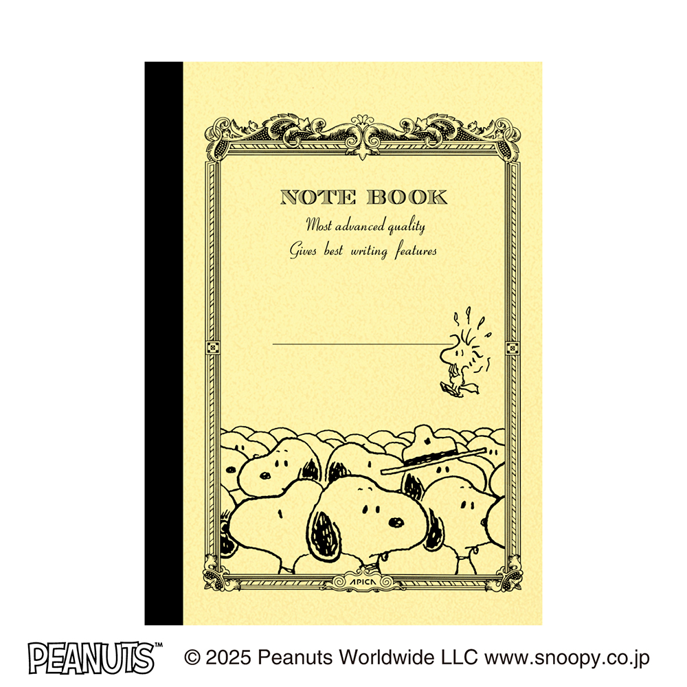CDノート PEANUTS-2 A7 スヌーピー（イエロー） | 日本ノート株式会社