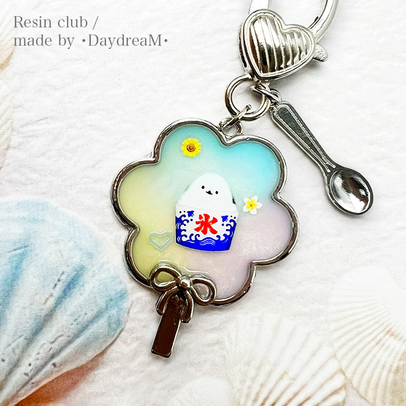 RC-SEG-104 UVレジン用シールパーツ ～レジンクラブ～シマエナガサマー