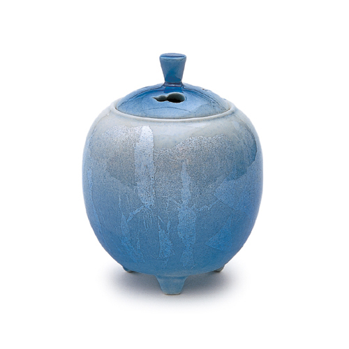 銀彩ブルー(小) 九谷焼 | 清爽 | 香り・フレグランスの日本香堂