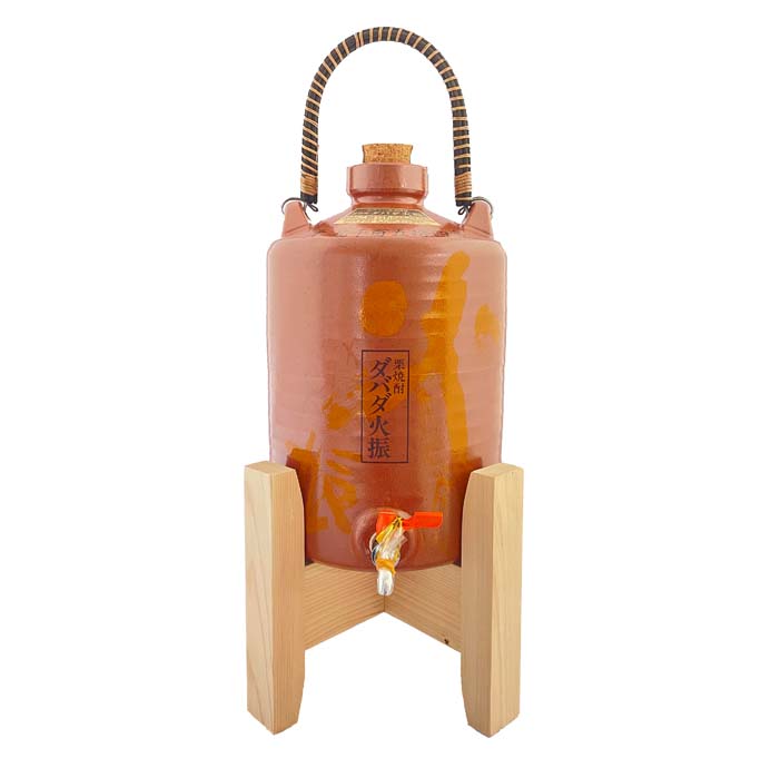 栗焼酎 無手無冠 栗焼酎25°デカうんすけ台付【ダバダ火振り】 箱入