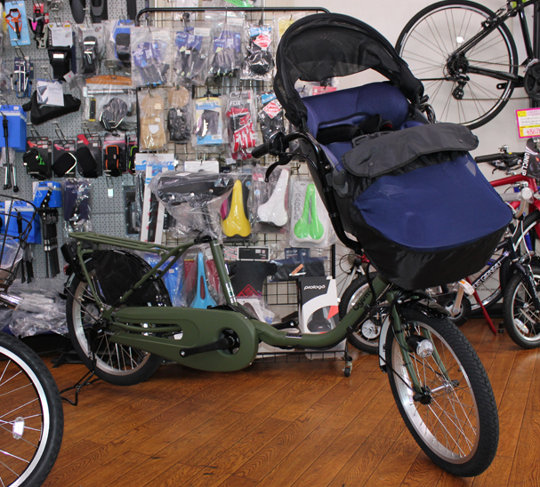 パナソニック製の3人乗り対応電動自転車ギュットクルーム・EXが入荷