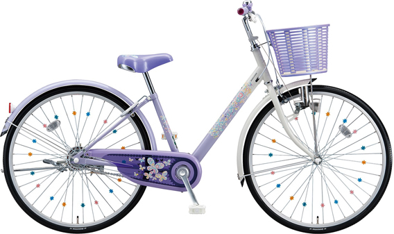 ブリヂストンの女の子用自転車エコパルのラベンダーが入荷いたしました。