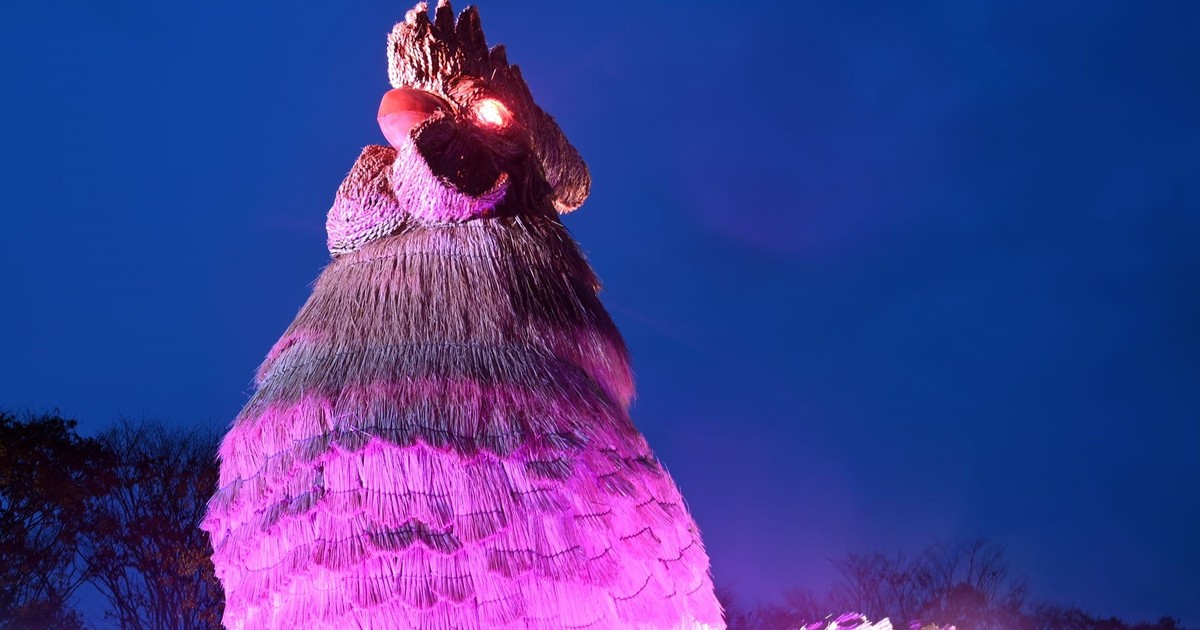 コロナ禍の夜明けへ巨大な暁鶏 #この一枚｜【西日本新聞me】