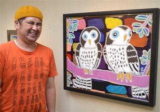 台湾で展示する予定の太田宏介さんの作品「フクロウ」 - 福岡・太宰府