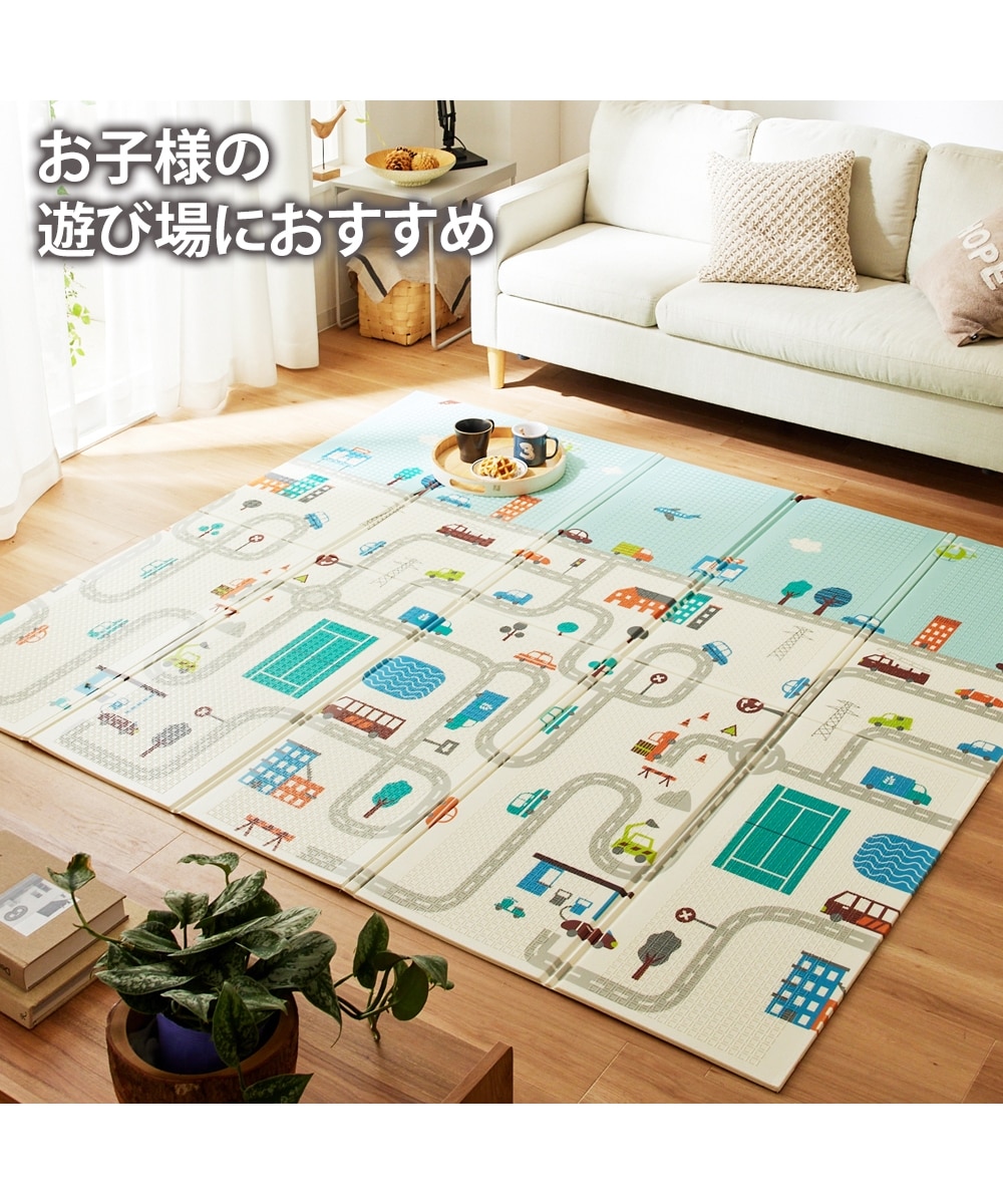 リバーシブルフリーマット｜ロードマップ柄 通販【ニッセン】