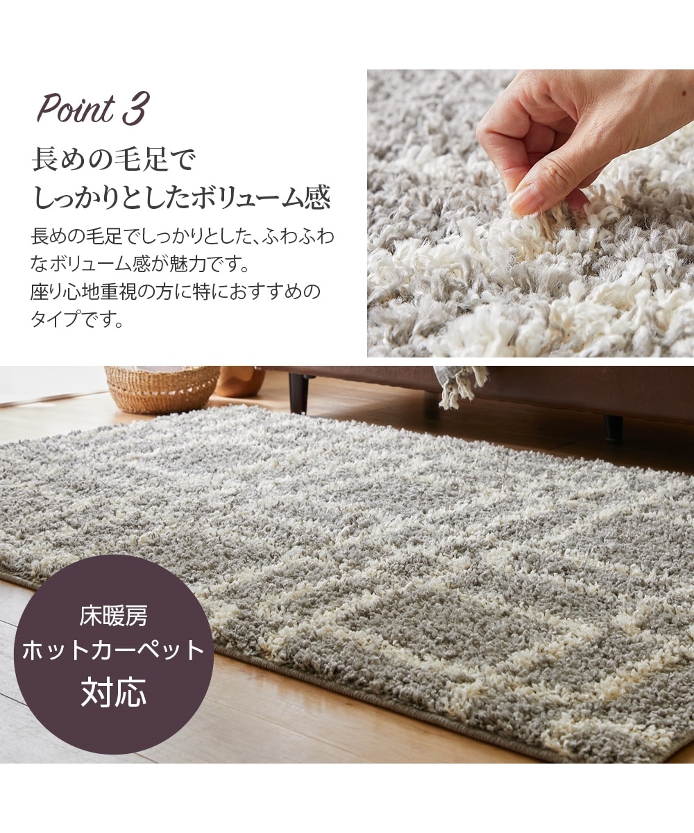 ウィルトン織ラグ｜モダン柄・エジプト製 通販【ニッセン】