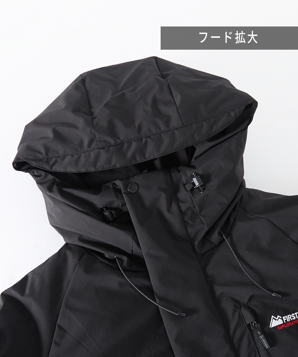 はっ水・防風ボリューム中綿アウター FIRST DOWN EXPLORATION GEAR