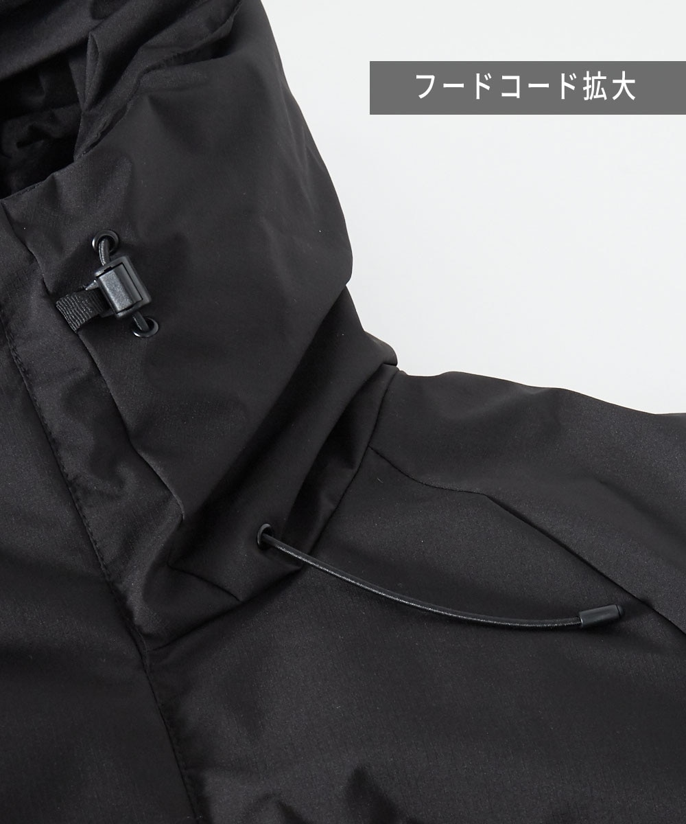 はっ水・防風ボリューム中綿アウター FIRST DOWN EXPLORATION GEAR
