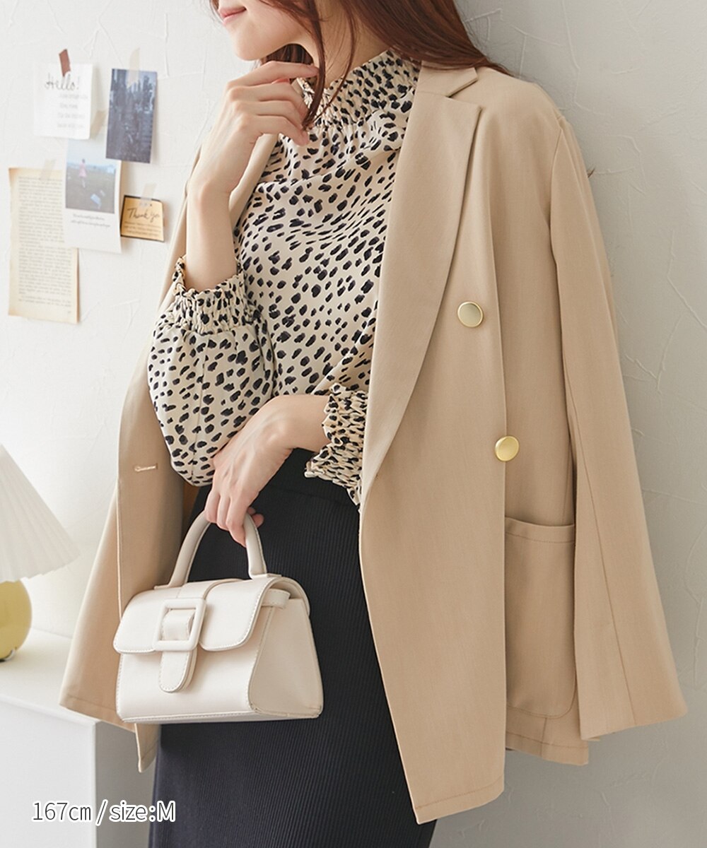 ダブルブレストジャケット 通販【ニッセン】