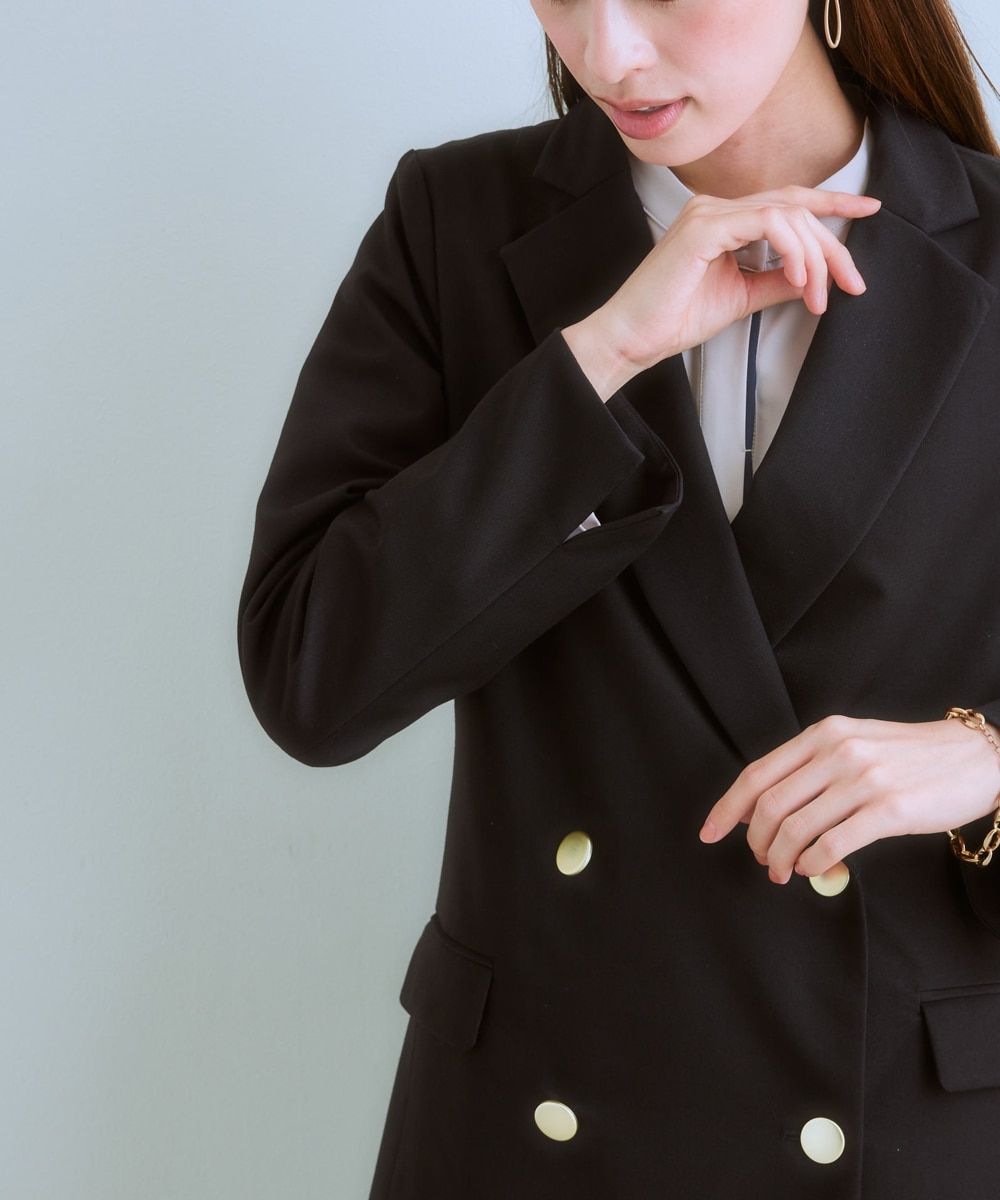 ダブルブレストテーラードジャケット 通販【ニッセン】