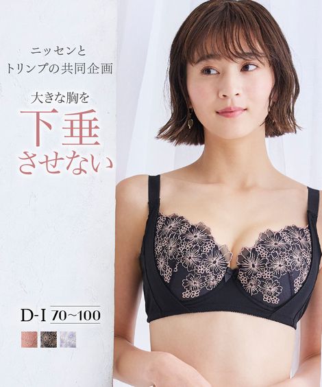 E70 大きいサイズ ワイヤー入りブラジャー 通販【ニッセン公式】