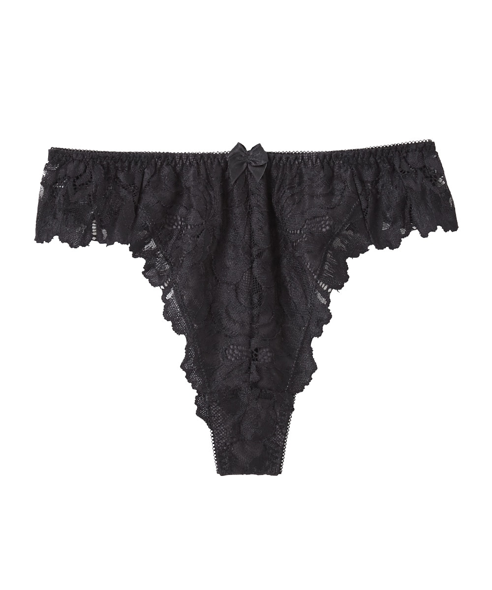 総レースTバックコーディネートショーツ(大花・エレガントレース