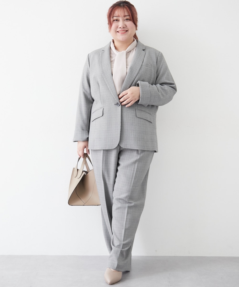 レディーススーツ】セットアップ対応テーラードジャケット（上下別売