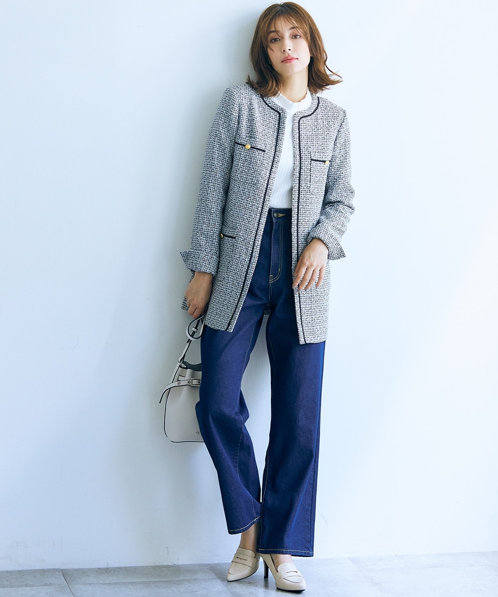 高身長 【入学式・卒業式・フォーマル】 3点セット（ロングジャケット