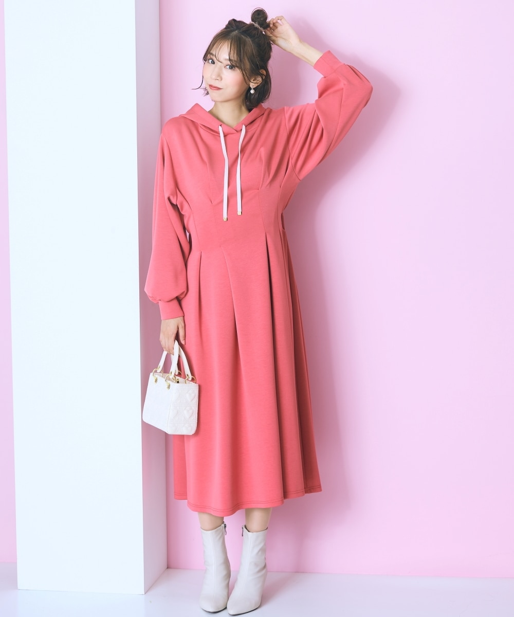 大きいサイズ＞ロング丈パーカーワンピース marun 通販【ニッセン】