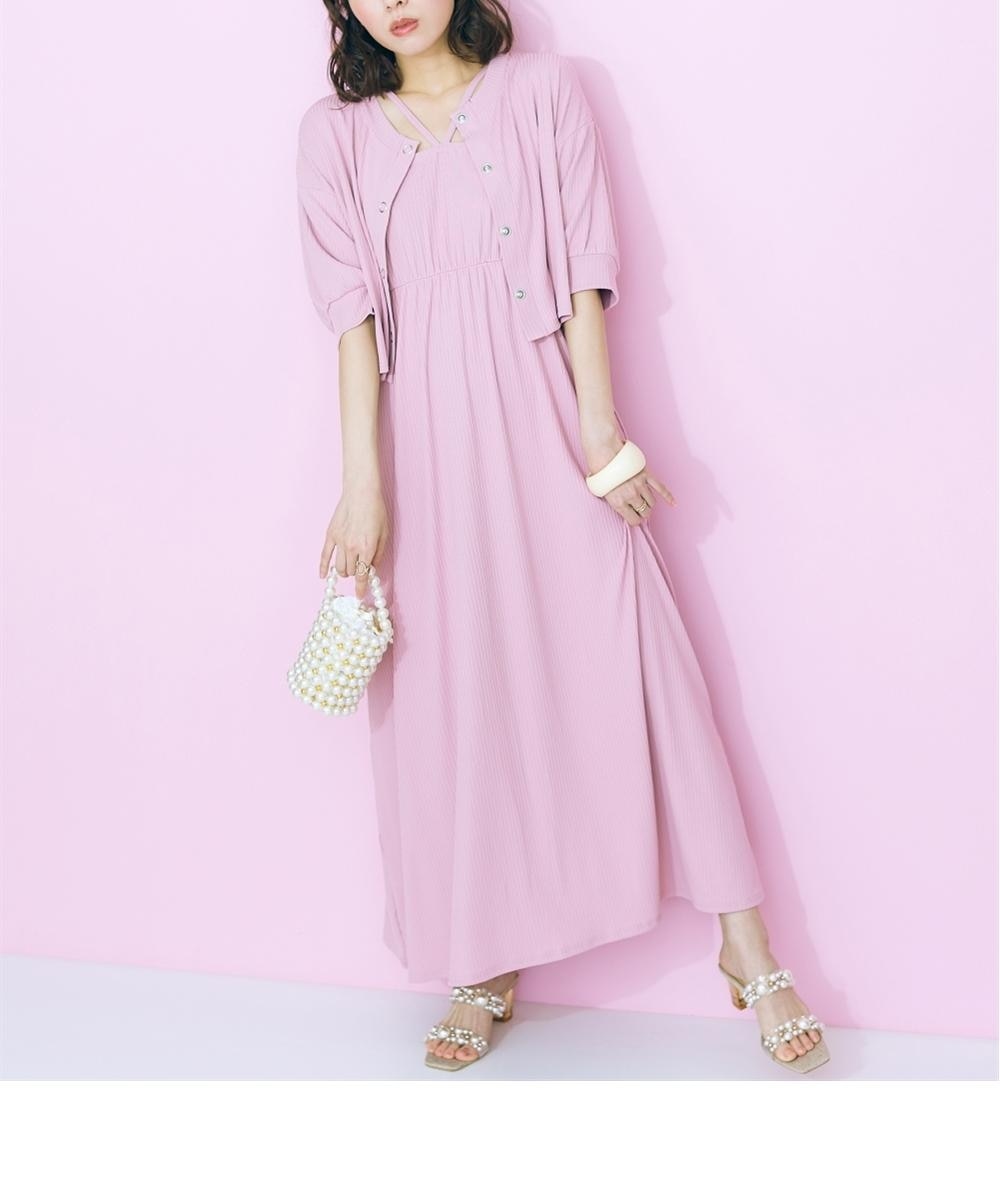 大きいサイズ＞ワンピース＋カーディガンセットアップ marun 通販