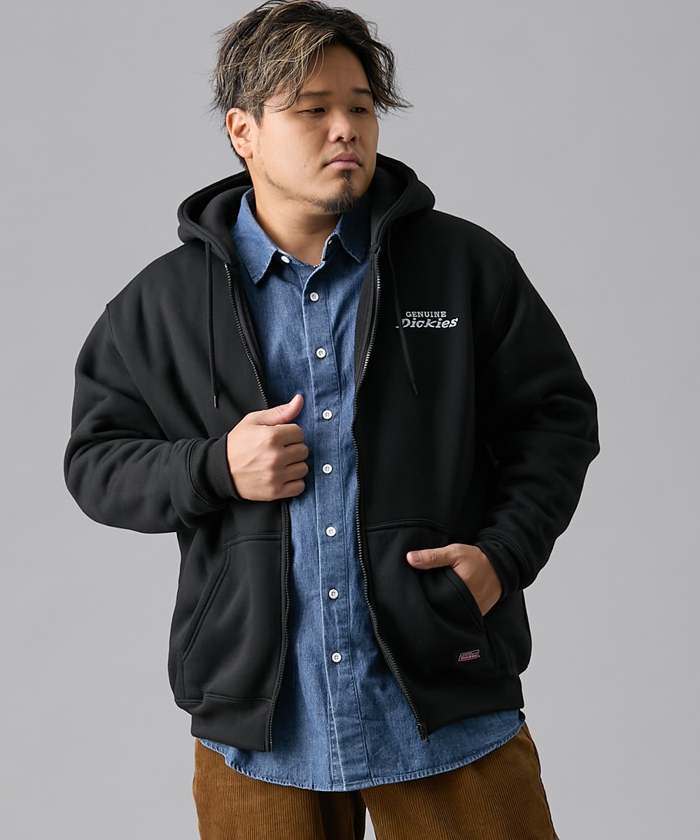 裏起毛フルジップパーカー GENUINE Dickies【大きいサイズ】 通販