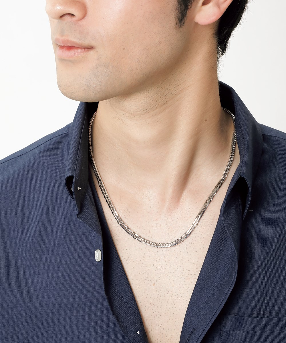 シルバー925 トリプル12面喜平ネックレス 50cm 通販【ニッセン】