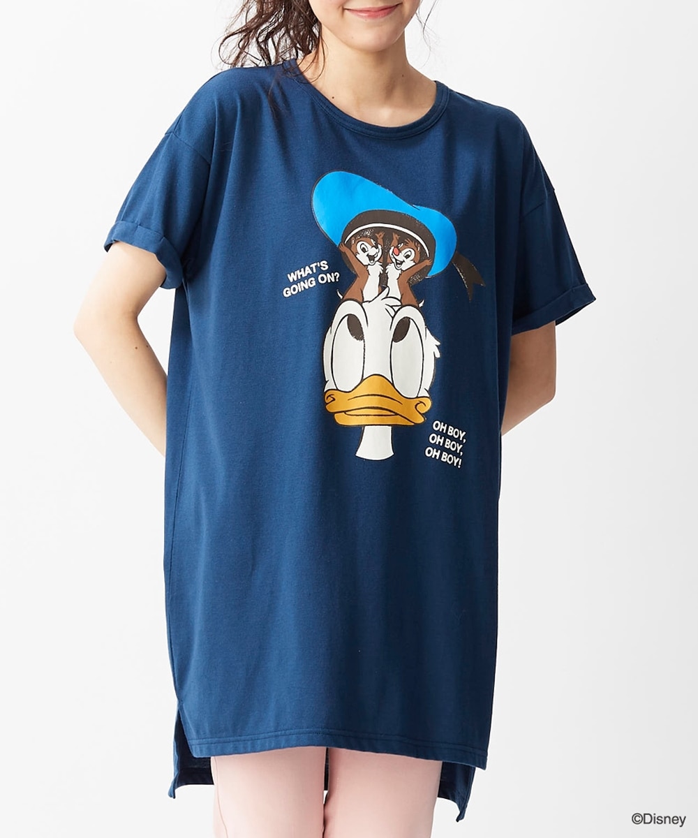 大きいサイズ ビッグシルエットTシャツ／ディズニー 通販【ニッセン】