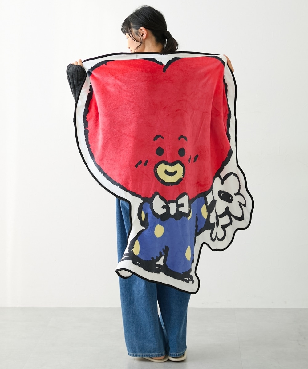 BT21 ダイカット裏ボアフリースブランケット 通販【ニッセン】