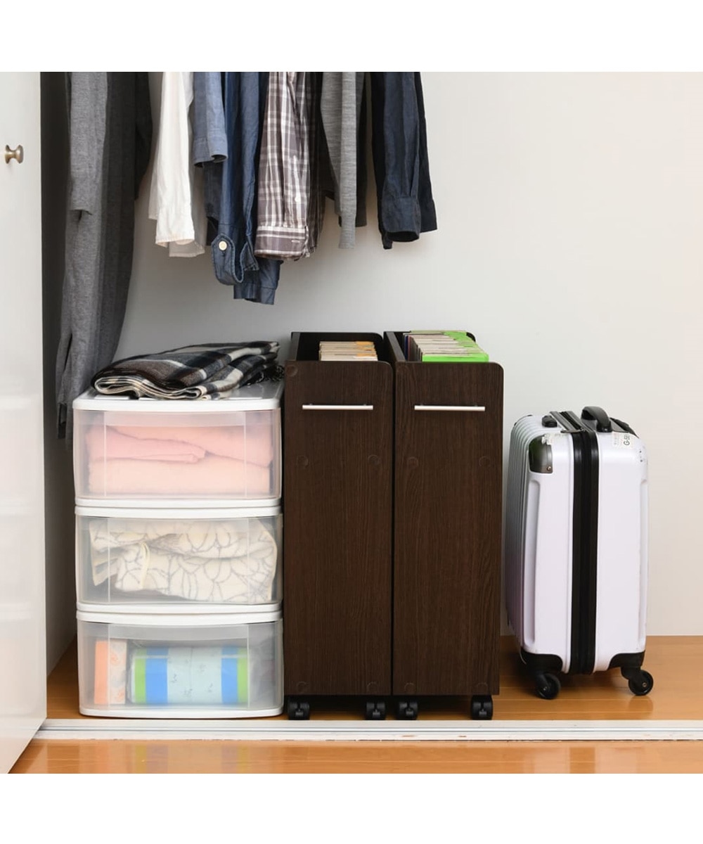 クローゼット収納ワゴンセット【幅19cm】2個セット 通販【ニッセン】