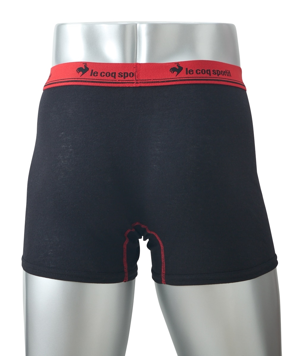 le coq sportif （ルコックスポルティフ）】綿混前閉じボクサーパンツ