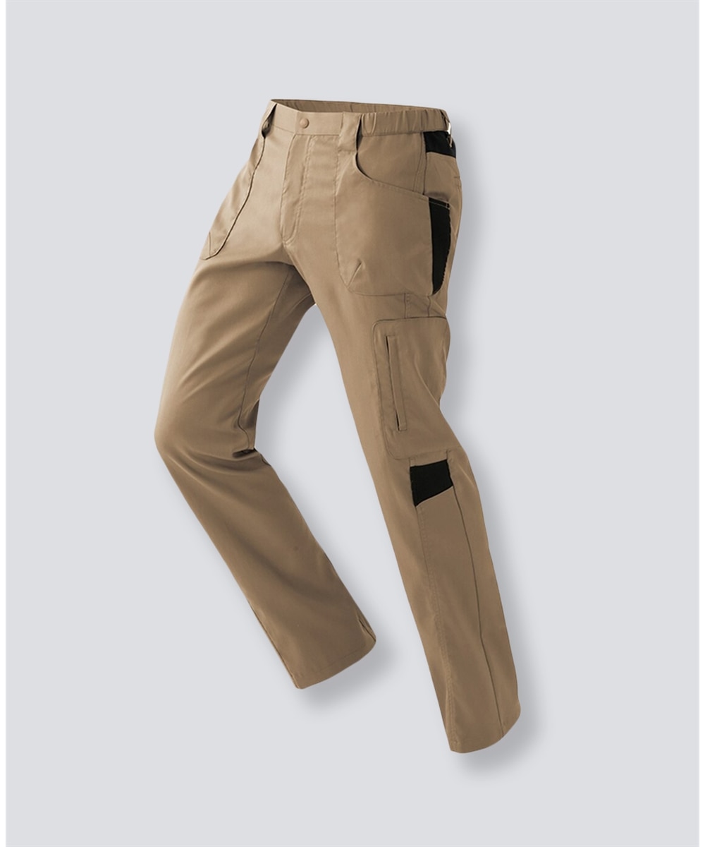 訪問看護ユニフォームストレッチカーゴパンツ（ノータック）（男女兼用