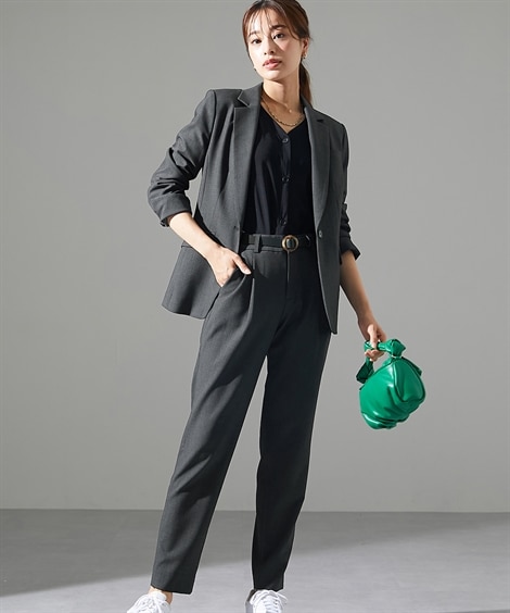 グレー 大きいサイズ パンツスーツ 通販【ニッセン公式】