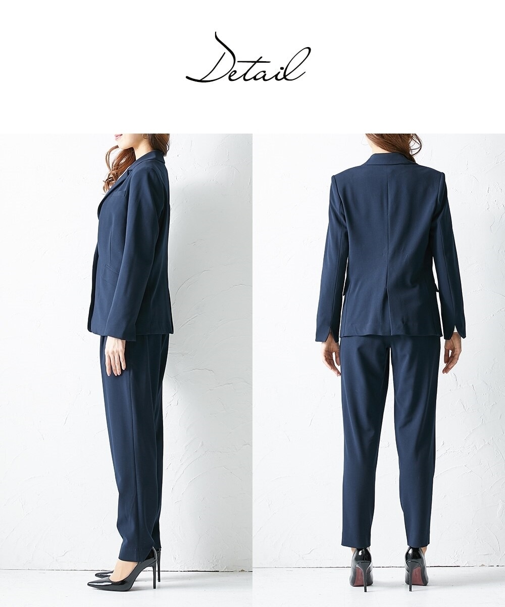 レディーススーツ】タテヨコストレッチテーラードパンツスーツ