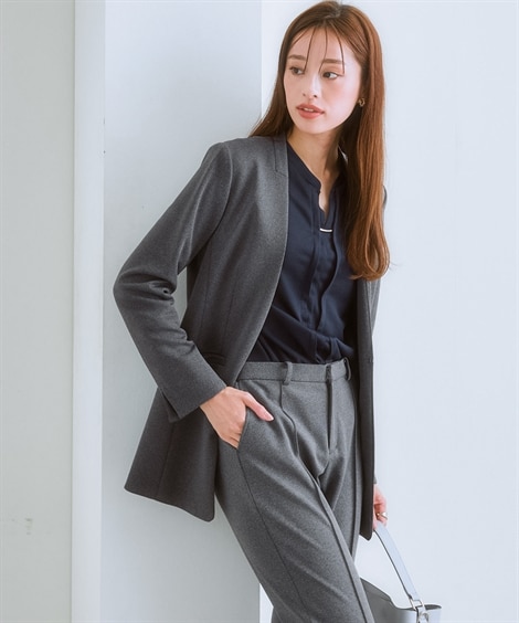 グレー レディース パンツスーツ 通販【ニッセン公式】