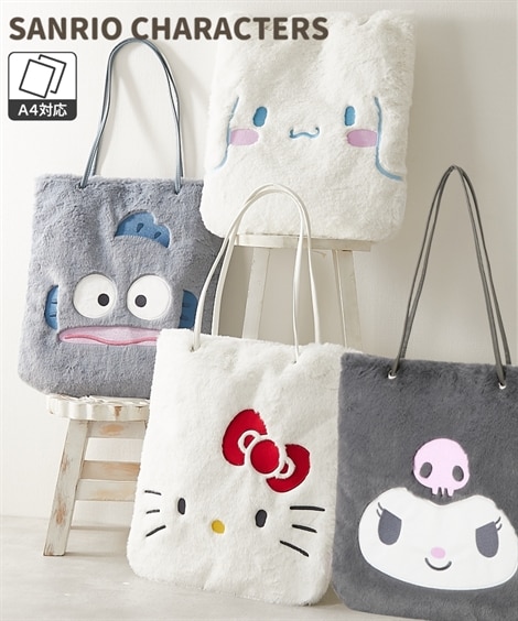 SANRIO CHARACTERS（サンリオキャラクターズ）フェイス刺しゅうトート
