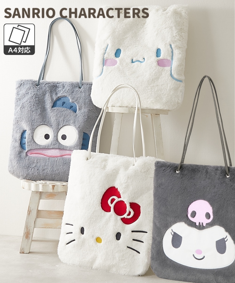 SANRIO CHARACTERS（サンリオキャラクターズ）フェイス刺しゅうトート