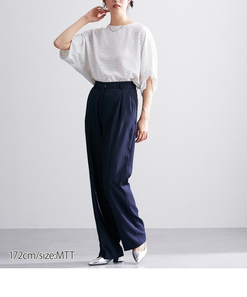 レディーススーツ】洗濯機で洗える セットアップ対応 高身長 タック