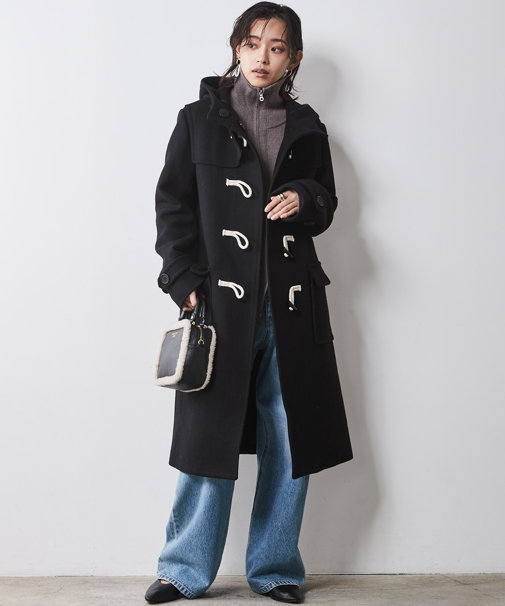 ウール混ダッフルコート＜大きいサイズ有＞シックスタイル 通販