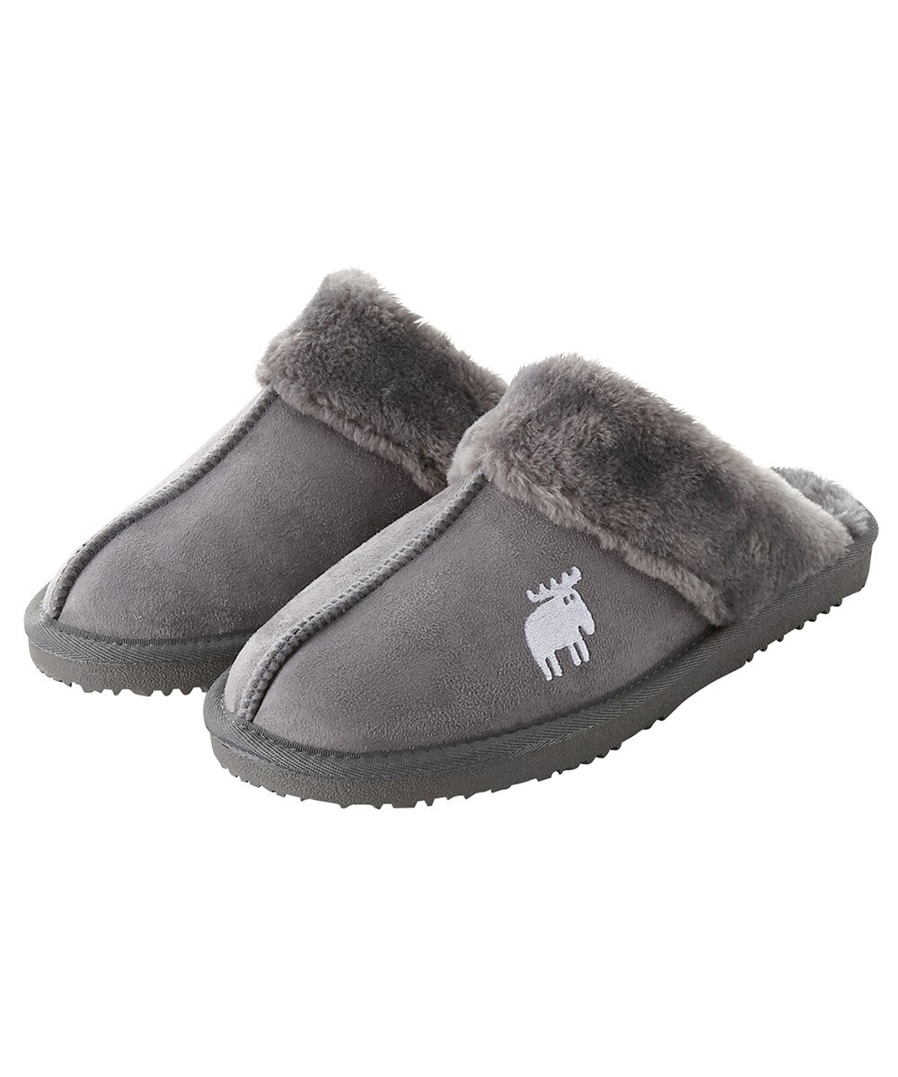 MOZ（モズ）ムートン調スリッパ（ワイズ4E） 通販【ニッセン】