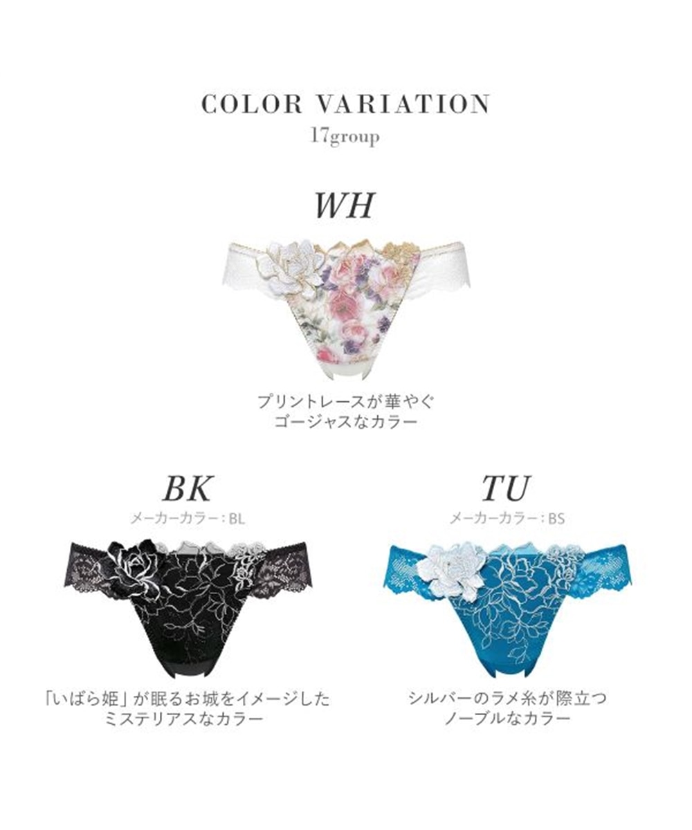 ワコール サルート 17グループ 17G Tバックショーツ M ブラジリアン