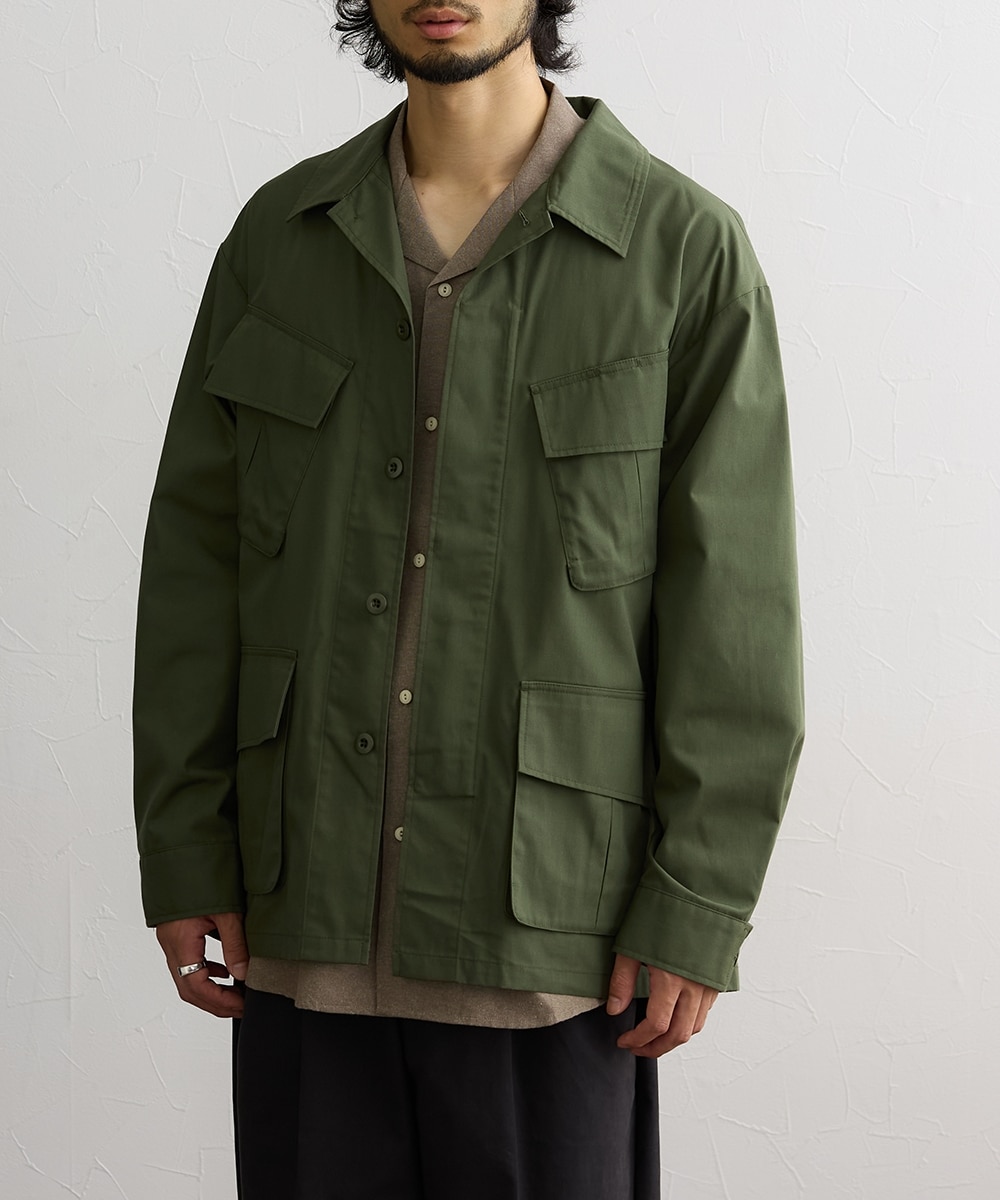 オーバーサイズミリタリーシャツジャケット （はっ水） 通販【ニッセン】