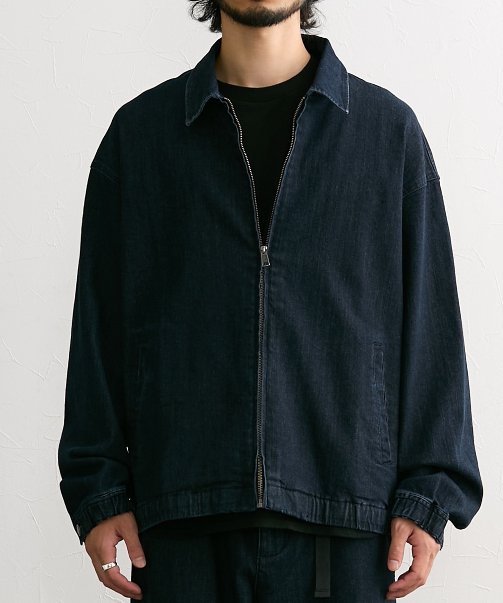 セットアップ可能】ジップアップデニムブルゾン 通販【ニッセン】
