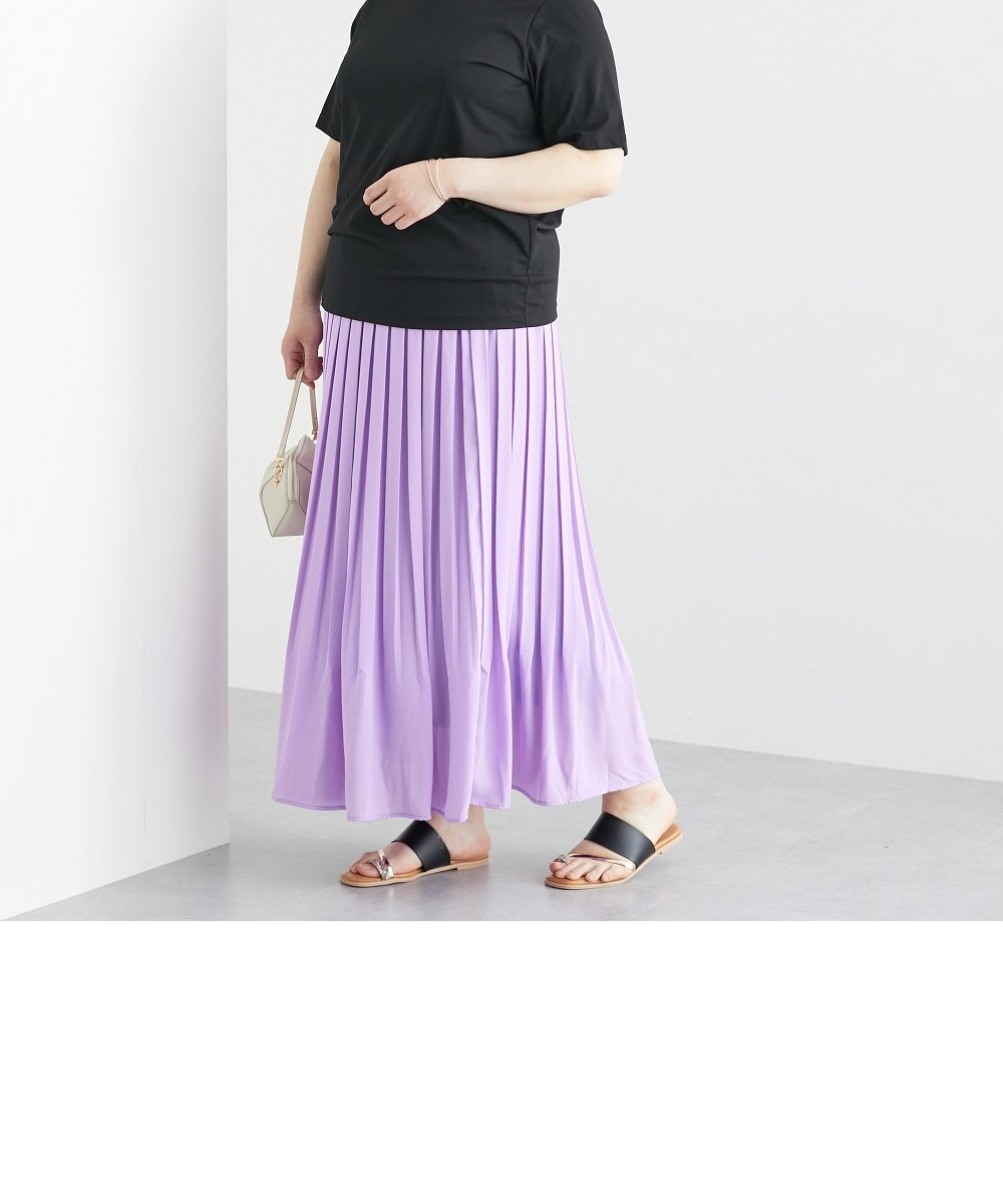 高身長 シフォン消しプリーツスカート （トールサイズ） 通販【ニッセン】