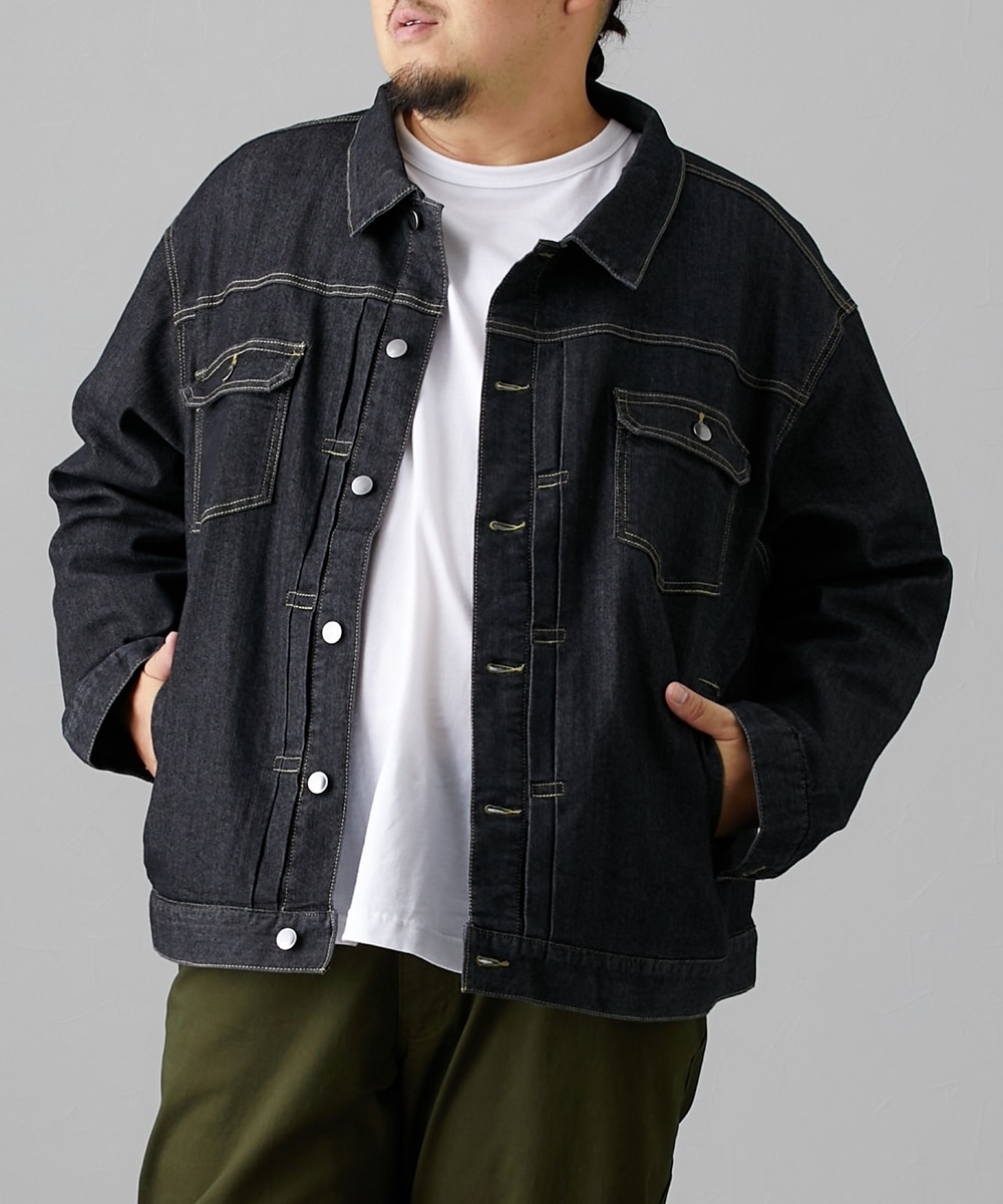 ストレッチデニムジャケット【大きいサイズ】 通販【ニッセン】