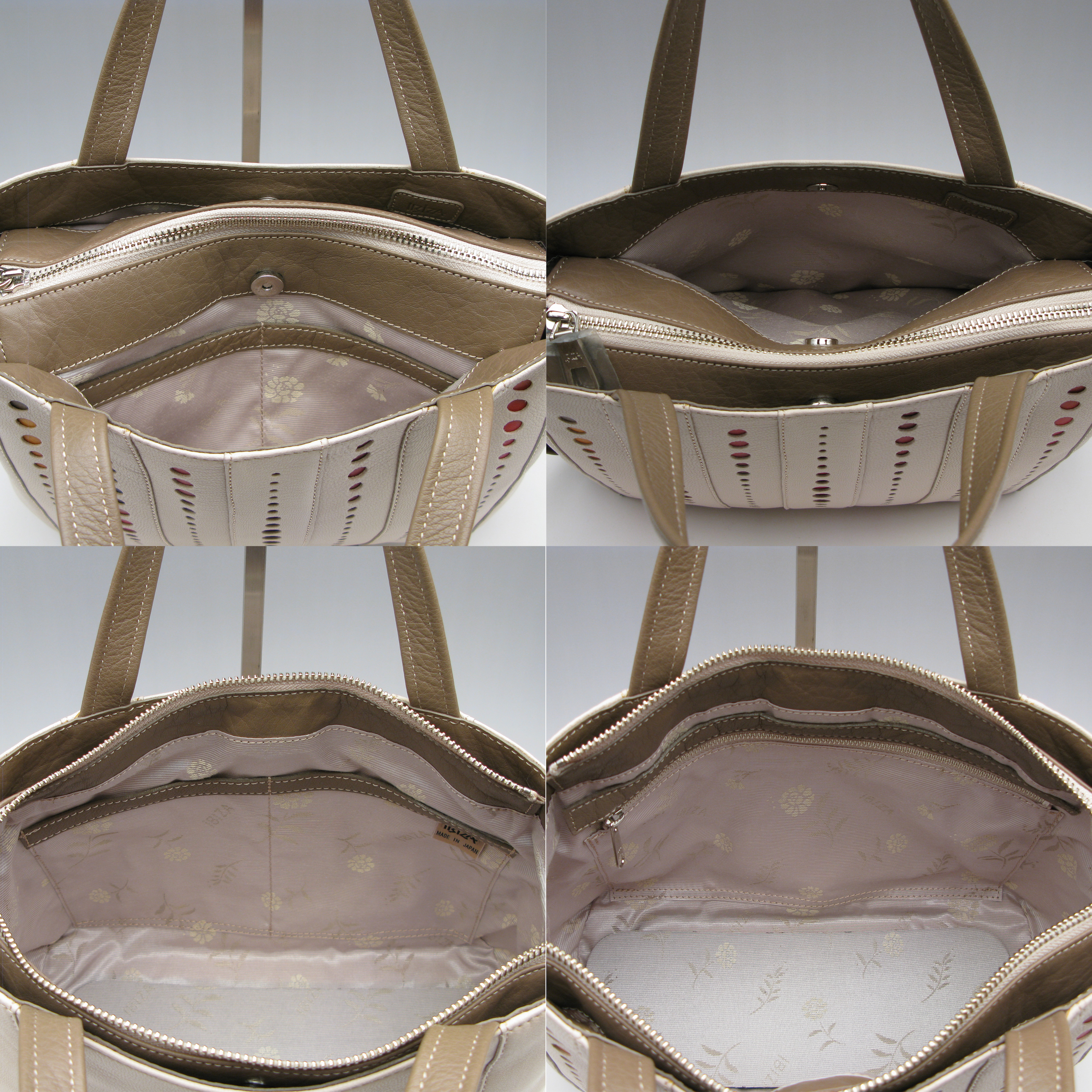 IBIZA（イビサ）ドットパンチング2WAYハンドバッグ